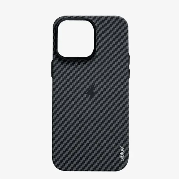 Piblue Twill Kevlar Magnetic iPhone 15 Pro Max Black