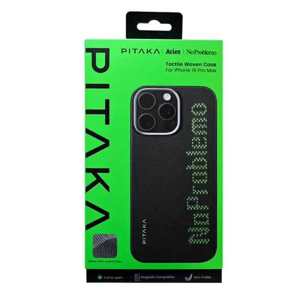 Pitaka Aries Tactile Woven Case For iPhone 16 Pro Max Noproblemo