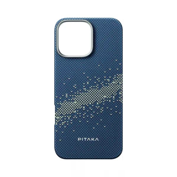 Pitaka Tactile Woven Ultra Slim Case For iPhone 16 Pro Max Milky Way Galaxy
