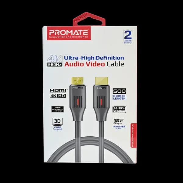 Promate Prolink HDMI Cable 4K 60HZ 1 5M