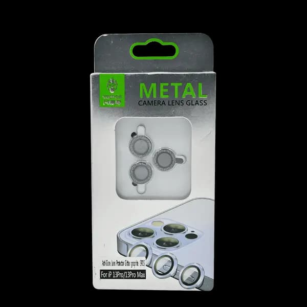 Samos Glitter Camera Glass Protector For iPhone 13 Pro 13 Pro Max Graphite