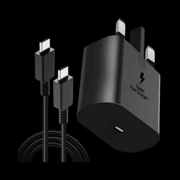 Samsung 25W PD Home Charger Type C To Type C Black