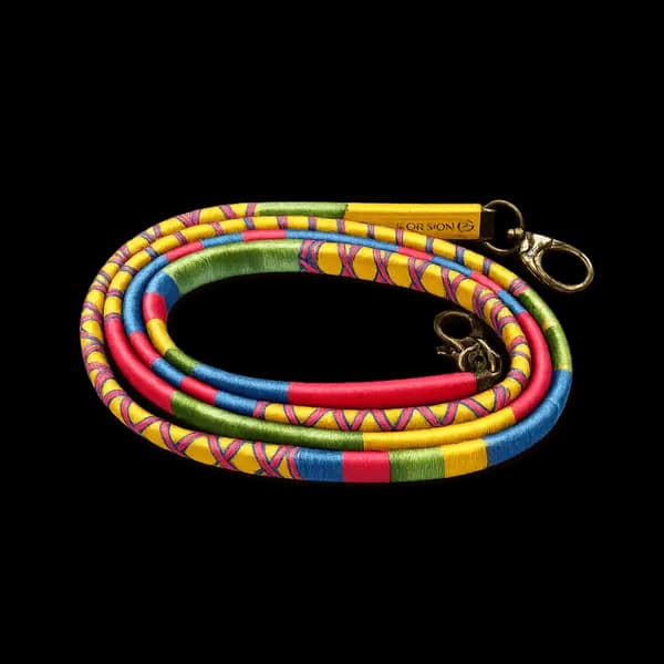 Vorson Purple Mix 100 Handmade Phone And Bag Straps