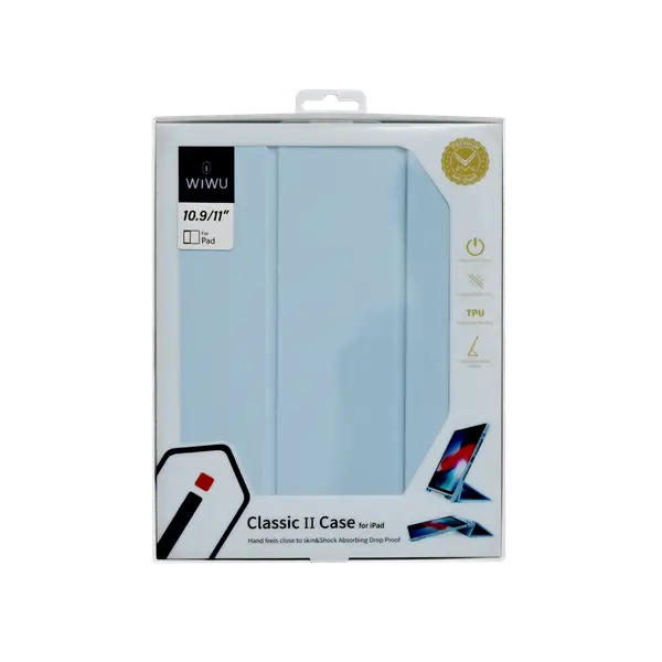 Wiwu Classic Ii Leather Case iPad 10 9 2022 Light Blue
