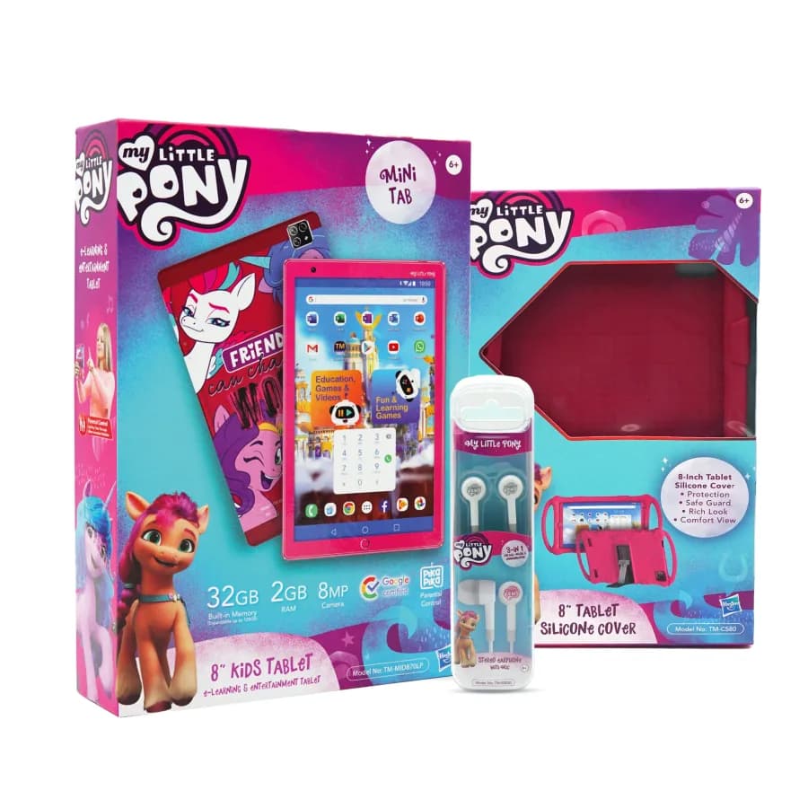 My Little Pony 8 Tablet With Ms Office E Learning Entertainment